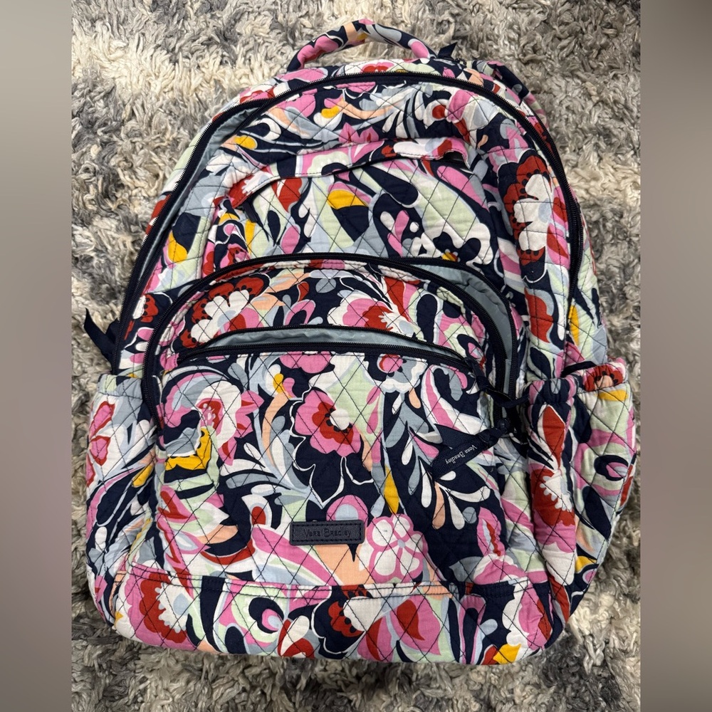 Vera Bradley Essential Large Backpack in the Mod Paisley pattern